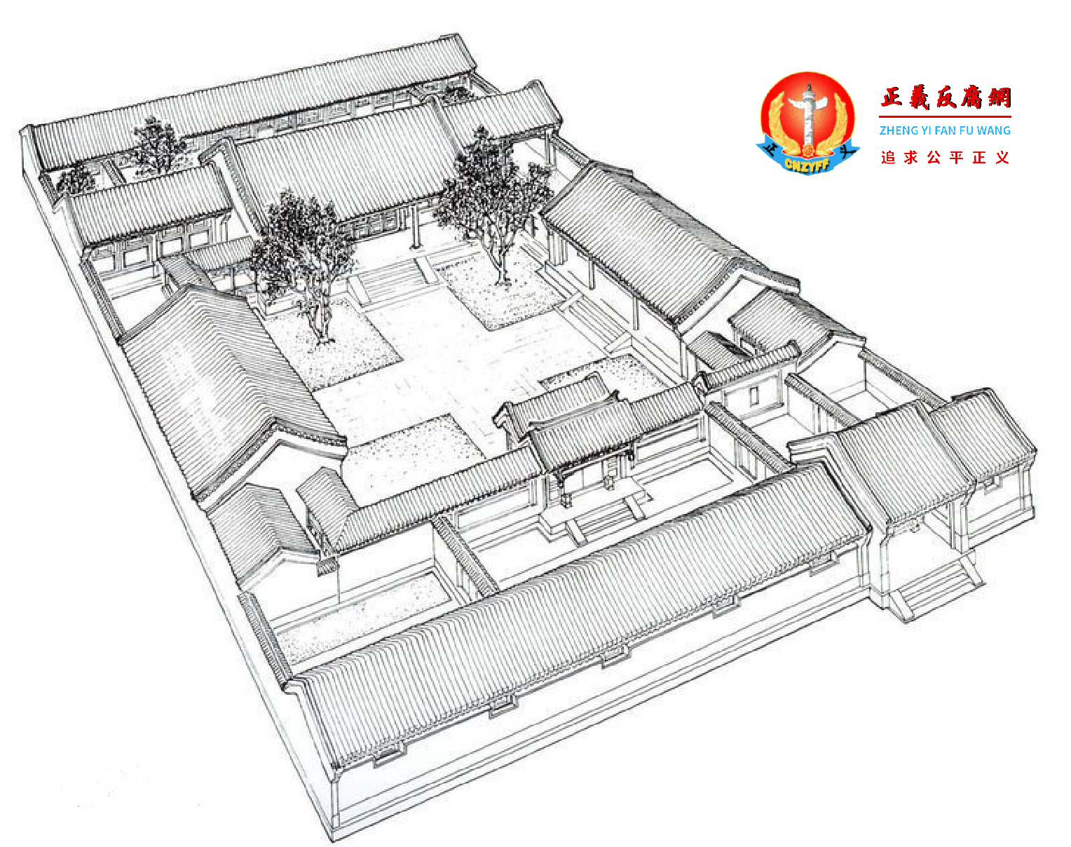 北京四合院建筑草图.png